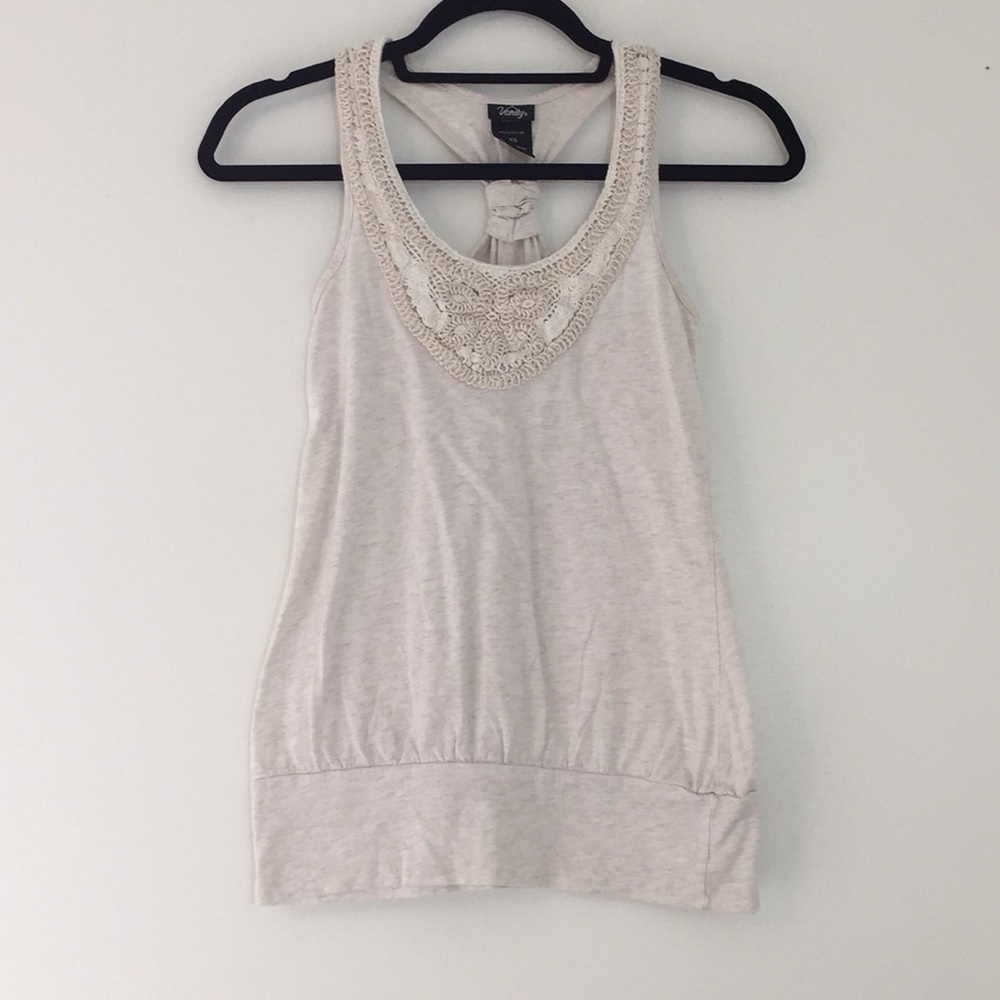 2 for $10 - Vanity Crocheted Tank Top